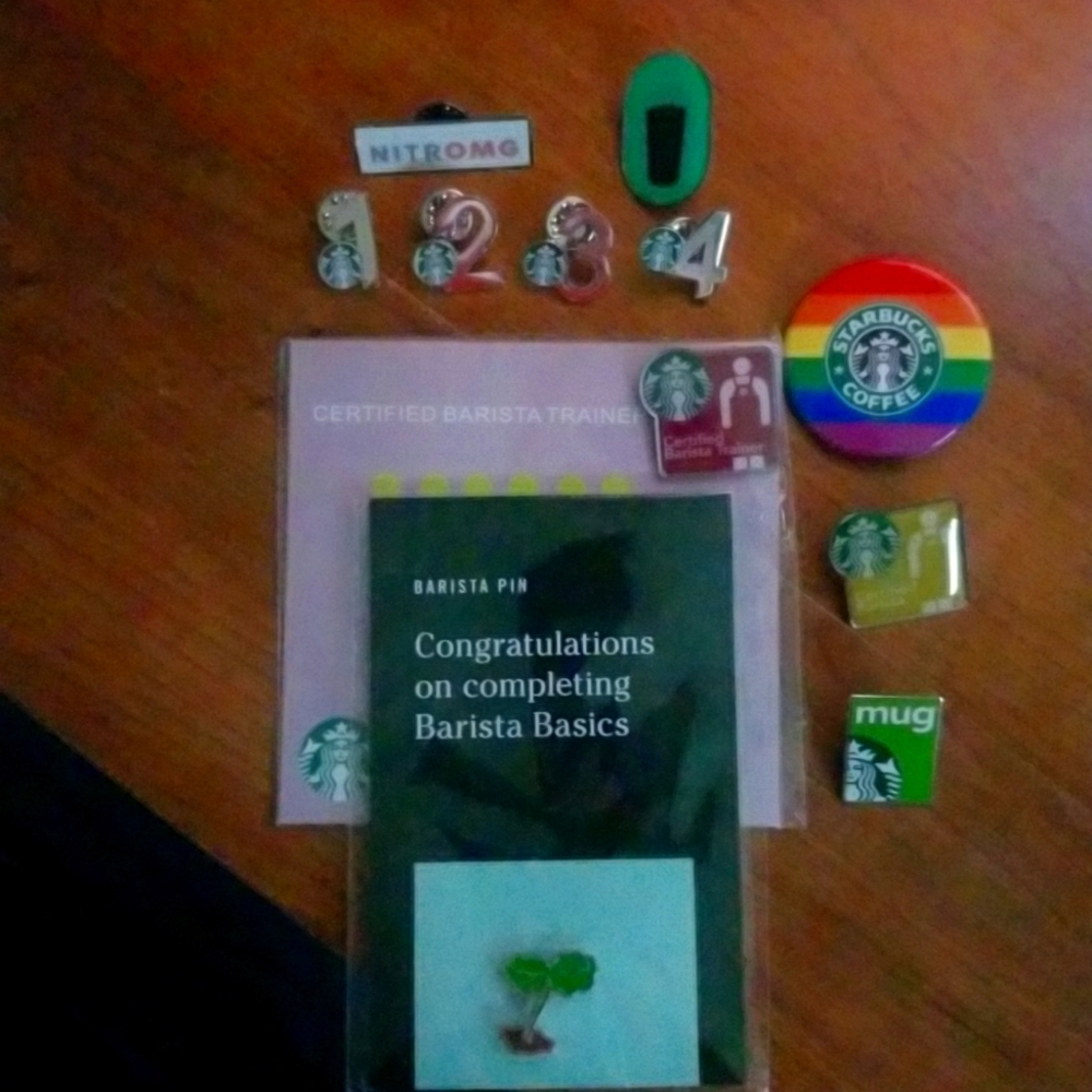 Misc Starbucks Employee pins